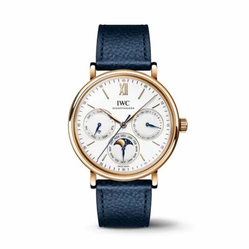 IWC Portofino Perpetual Calendar Rose Gold / Silver IW344602 (IW344602)